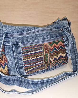 Borsa Da Donna a Tracolla e Chiusura a Zip