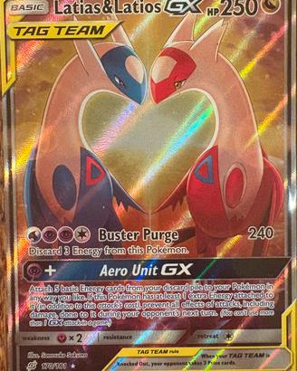 carta pokemon Latias & Latios GX
