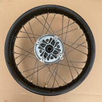 HONDA DOMINATOR  Cerchio e mozzo-Mozzo nero-contac