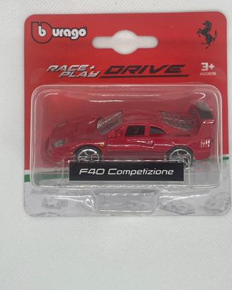 Bburago Ferrari F40 competizione Race Drive
