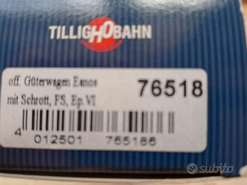 Carro ferroviario aperto TILLIO HO BAHN 76518