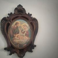 vecchio quadro Sacra Famiglia 