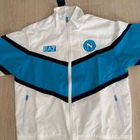 EA7 Giacca Antivento Napoli Bianca Taglia S