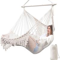 Sedia amaca a corda in cotone morbido