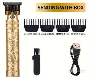 Rasoio elettrico capelli barba rifiniture Nuovo 