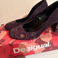 Décolleté in suede Desigual - n.38
