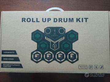 Elettronic roll up drum kit