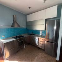cucina in acciaio 