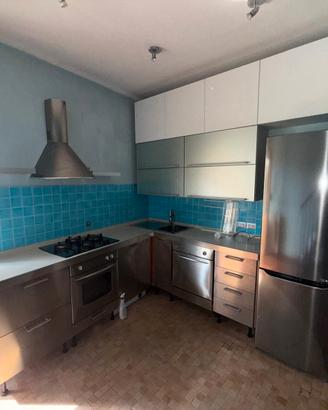 cucina in acciaio 