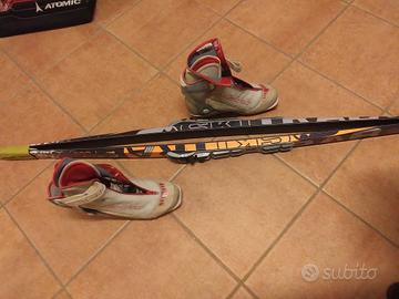 sci di fondo e scarpe