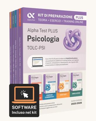 kit alpha test preparazione TOLC-PSI