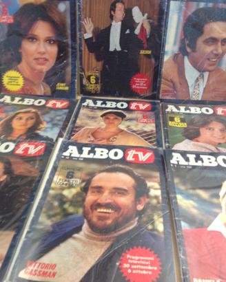Rivista Albo TV anni '70 - leggere