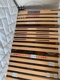 letto singolo con elettrica 90x 190 e materasso