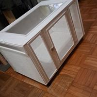 Gabbia legno e plexiglass forata