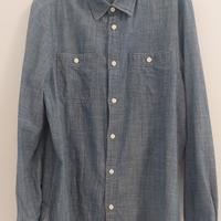 camicia di jeans uomo PIOMBO taglia L estiva