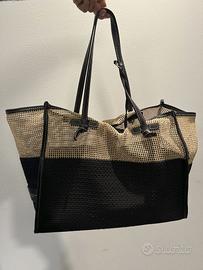 Shopper Gianni Chiarini nero/beige