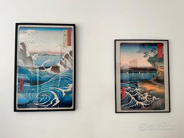 Cornici in legno (Ikea) + stampe originali