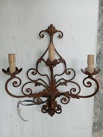 Applique a 3 luci antico