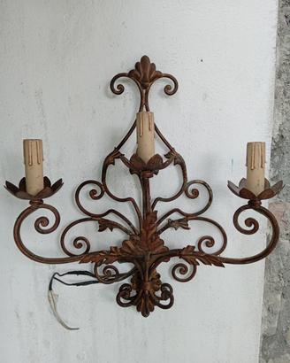 Applique a 3 luci antico