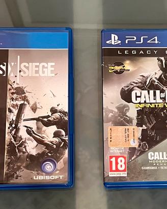 Lotto 2 giochi PS4