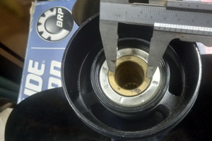 Elica nuova 14-1/8x17 motore fuoribordo Evinride