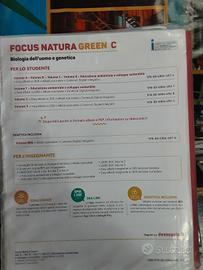libro di scienze Focus Natura scuole medie