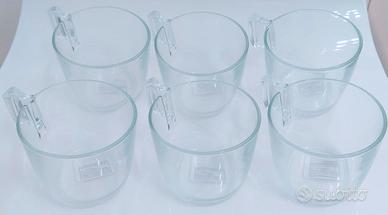 Ikea  - set tazze tè/caffè in vetro  - 6pz