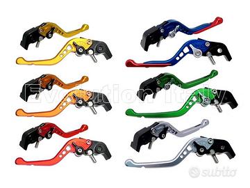 Coppia di Leve Freno Frizione Regolabili per Moto