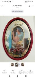 specchio pubblicitario vintage coca-cola 