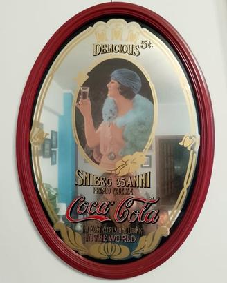 specchio pubblicitario vintage coca-cola 