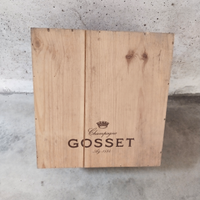Scatola vuota in legno champagne Gosset