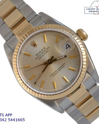 ROLEX Datejust 68273 Medium 31MM Soleil Silver
