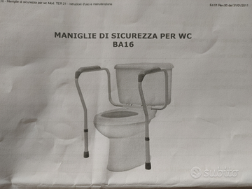 Maniglie di sicurezza per wc