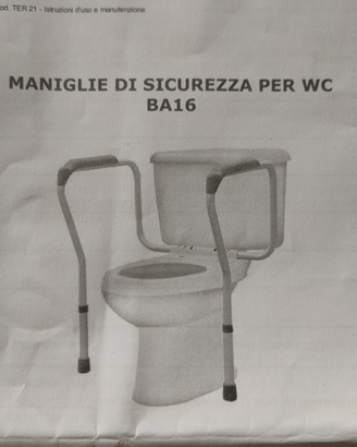 Maniglie di sicurezza per wc