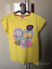 T-shirt bambina gialla Piazza Italia