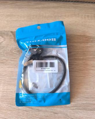 Cavo adattatore ethernet RJ45 90° maschio/femmina 