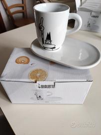 Tazze tipo mug con piattino Bialetti  2 pezzi