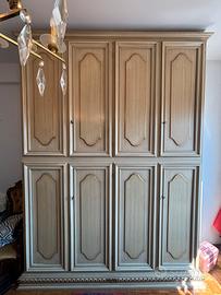 Mobile armadio in legno vintage 283x205x63
