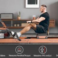 Vogatore JOROTO ad acqua, pieghevole, bluetooth