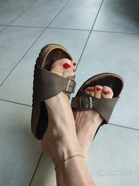 birkenstock Donna Usate N 39 Mod Madrid marroni 