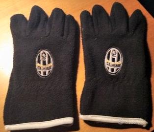 Guanti Juventus F.C. in pile .Logo Vintage tg M