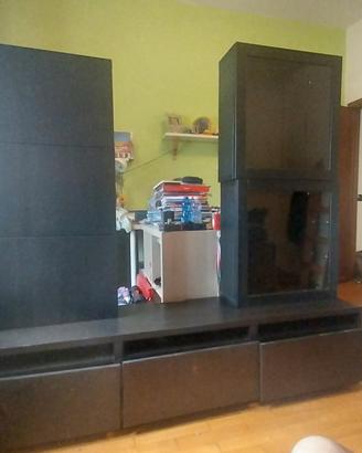 mobile Besta Ikea salotto completo 
