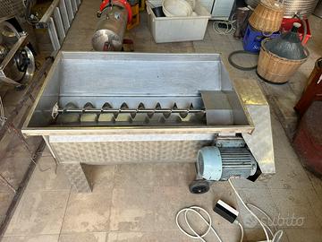 Deraspatrice mostatrice acciaio inox