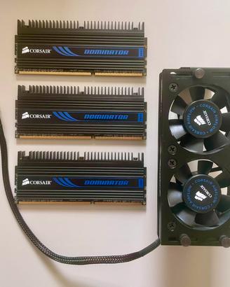 Corsair Dominator DDR3 TR3 3x2GB + Corsair Airflow