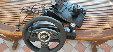Volante e pedaliera per Play station PS2