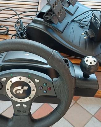Volante e pedaliera per Play station PS2