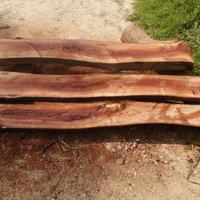 asse in legno di olmo massello 