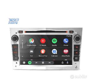 RADIO GPS ANDROID 11 GRIGIO CHIARO PER OPEL ASTRA 