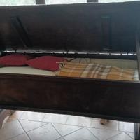 Cassapanca antica legno massiccio