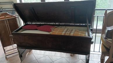 Cassapanca antica legno massiccio